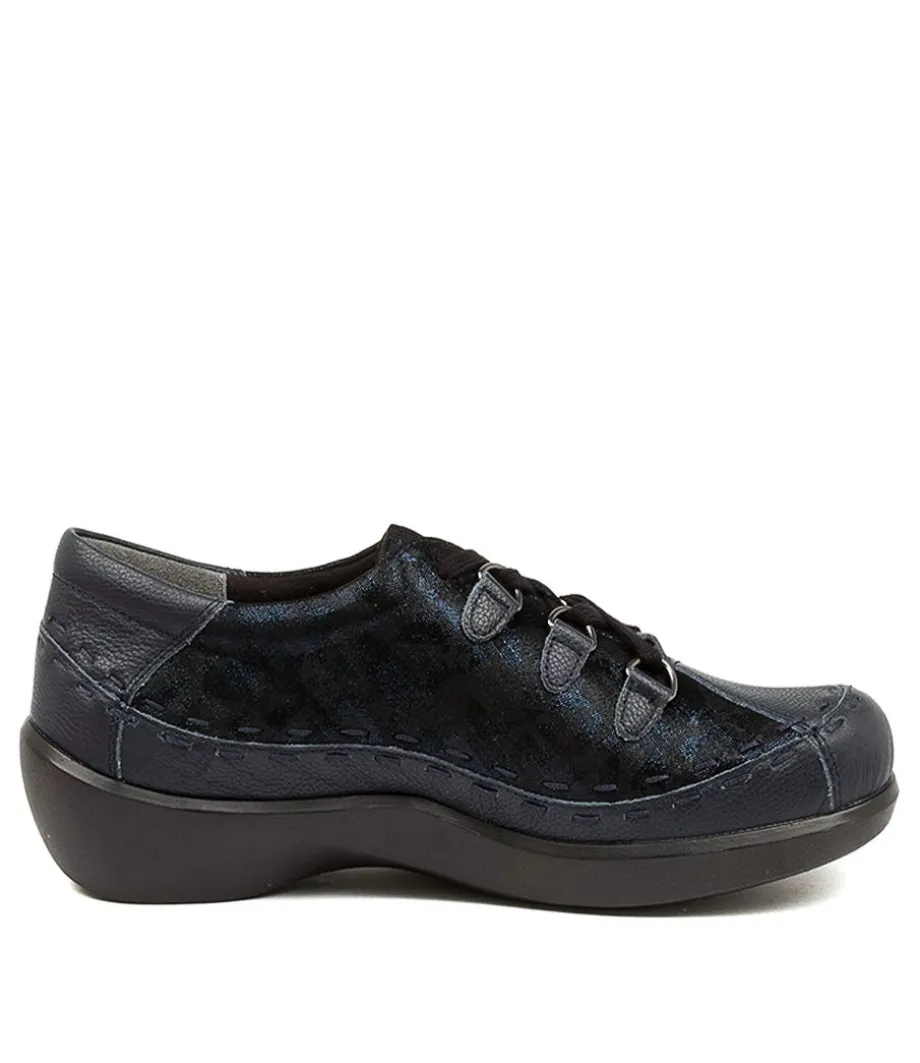 Allsorts M Navy Swirl Lea