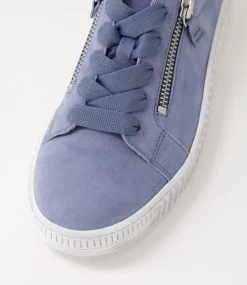 Amelia Nautic White Suede Sneakers
