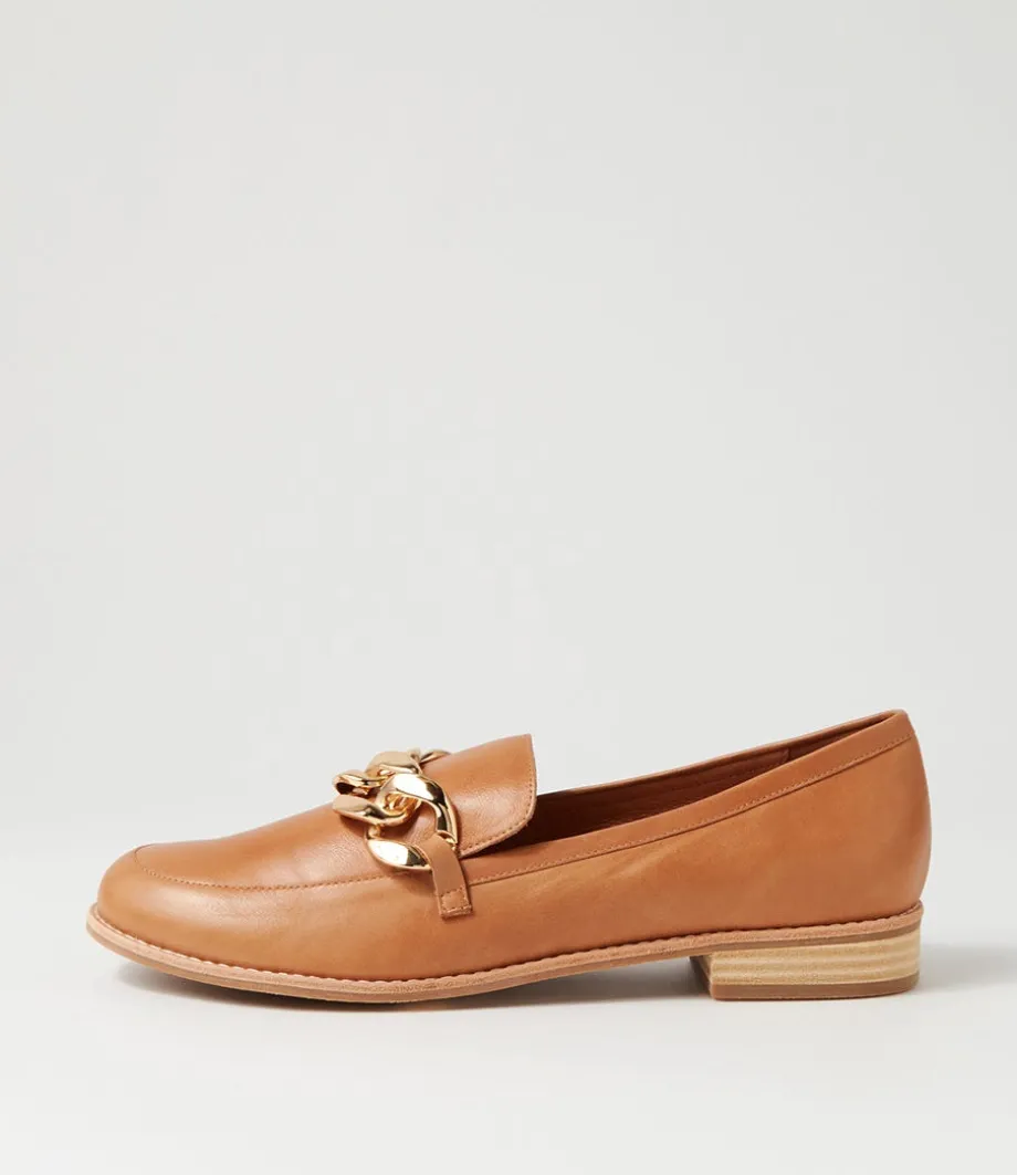 Ampard Lrg Tan Leather Loafers