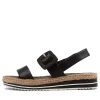 Antons Black Leather Espadrilles