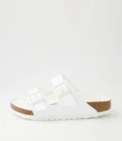Arizona Semi Exq White Birkoflor Slides