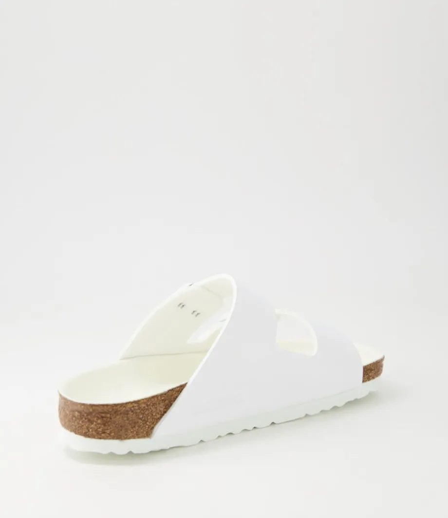 Arizona Semi Exq White Birkoflor Slides