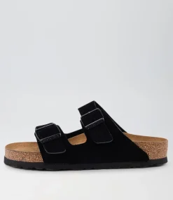 Arizona Sfb Black Suede Slides