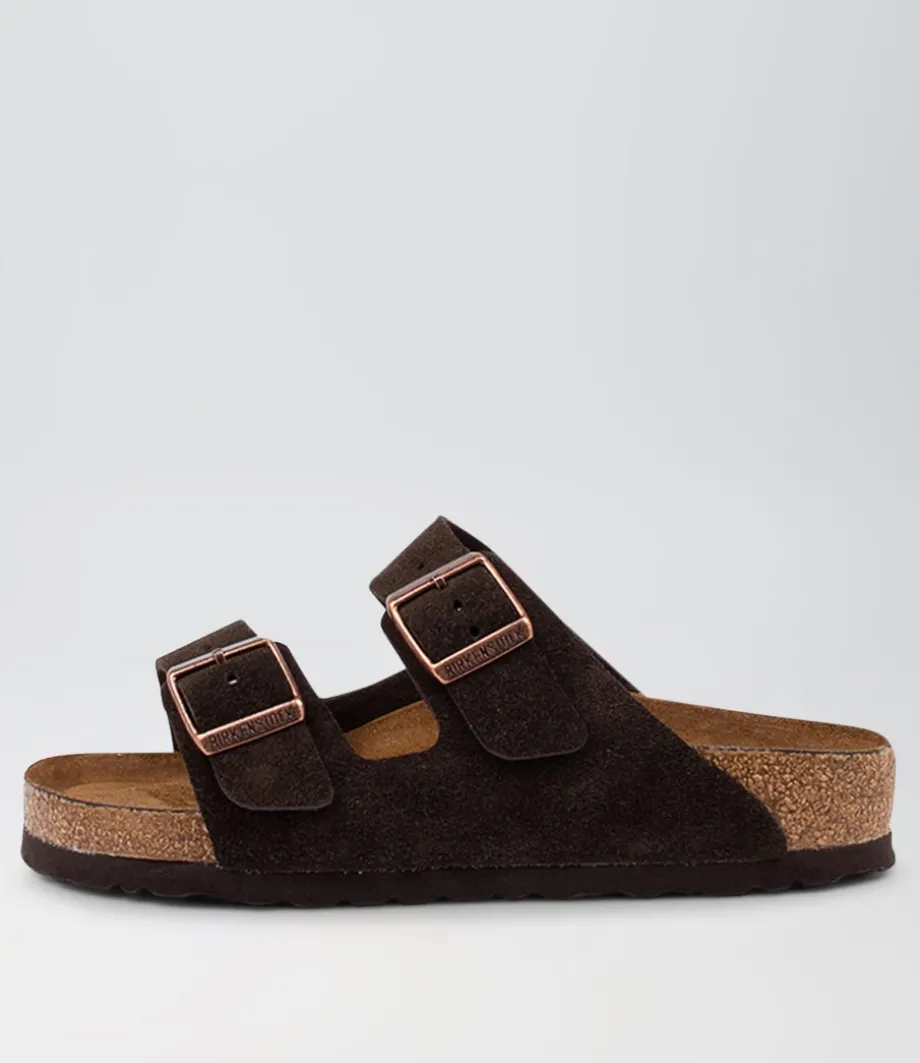 Arizona Sfb Mocca Suede Slides