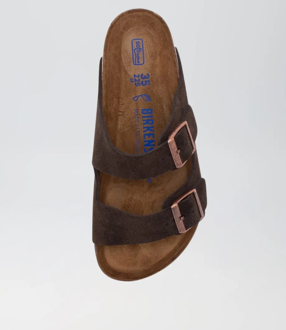 Arizona Sfb Mocca Suede Slides