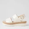Atha Ivory Patent Leather Espadrilles