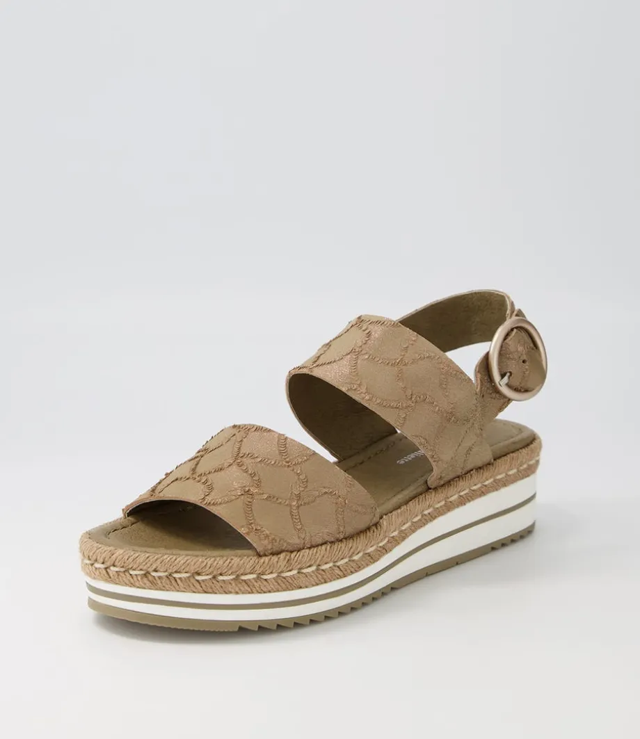 Atha Nutmeg Frill Leather Espadrilles