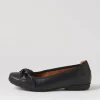 Barbel Night Leather Ballet Flats