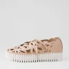 Bello Rose White Leather Sneakers