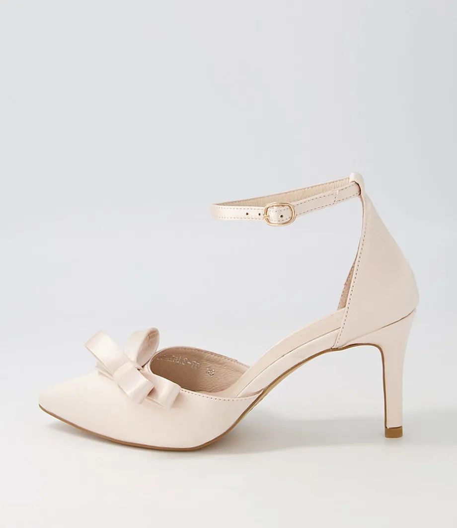 Benzals Nude Satin Heels