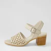 Brita Almond Tan Leather Sandals
