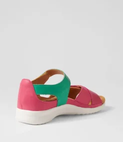 Bronn Xw Bright Multi Leather Sandals