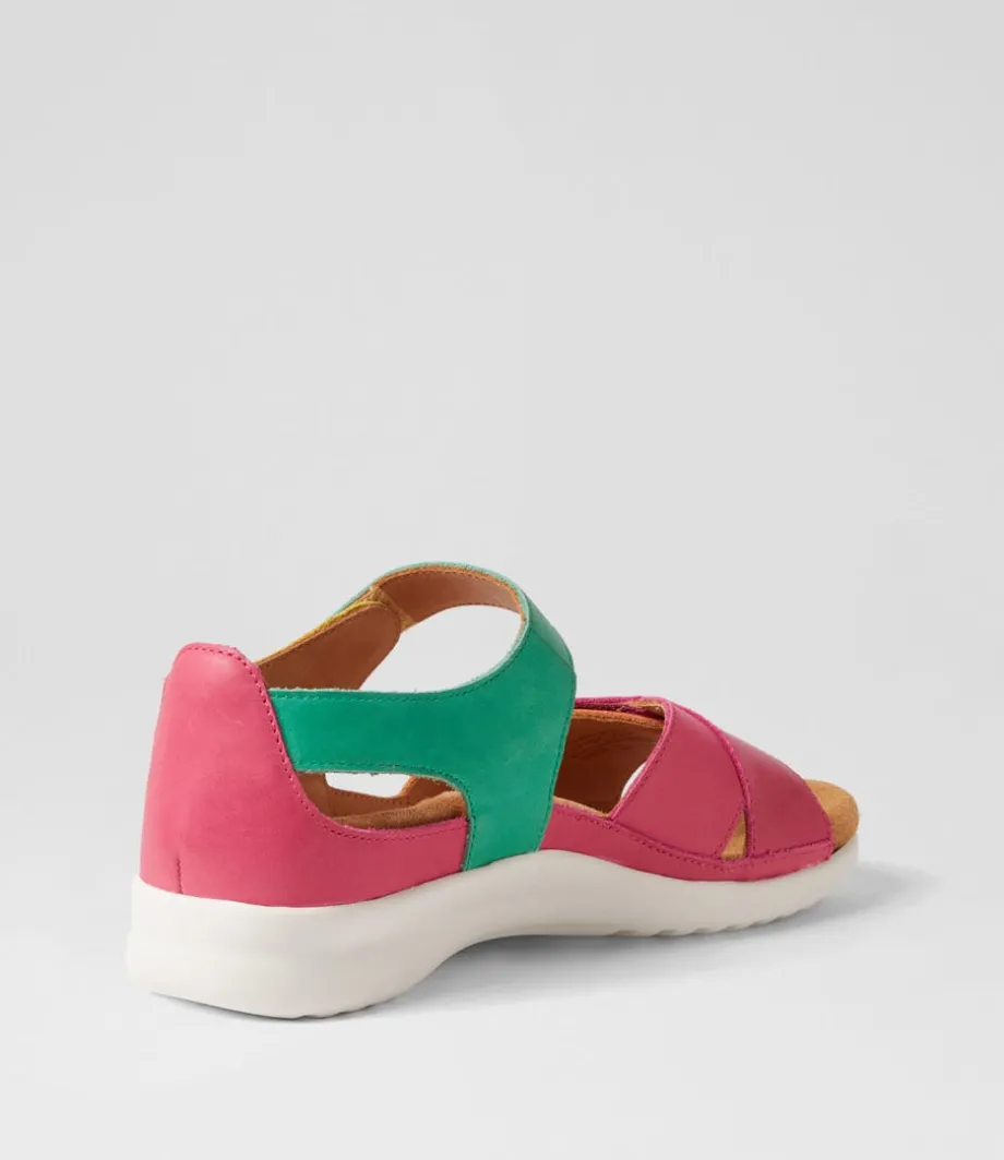 Bronn Xw Bright Multi Leather Sandals