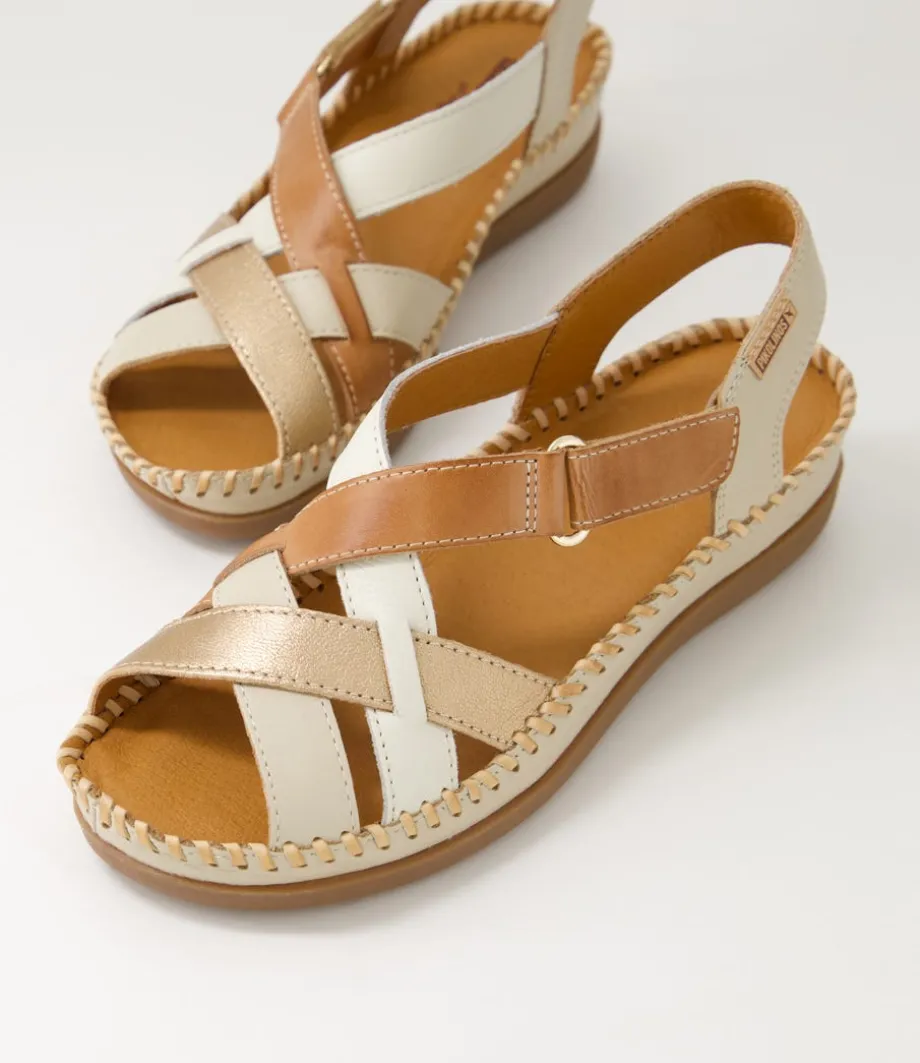 Cadaques 41 Marfil Leather Sandals