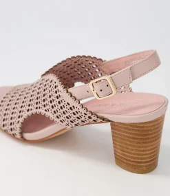 Cailely Mushroom Leather Sandals