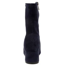 Checkie Dj Navy Stretch Microsuede