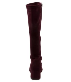 Chevy Dj Mulberry Stretch Microsuede