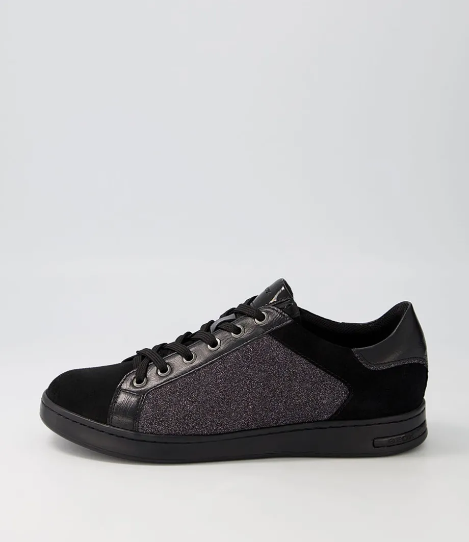 D Jaysen B Black Multi Suede Sneakers