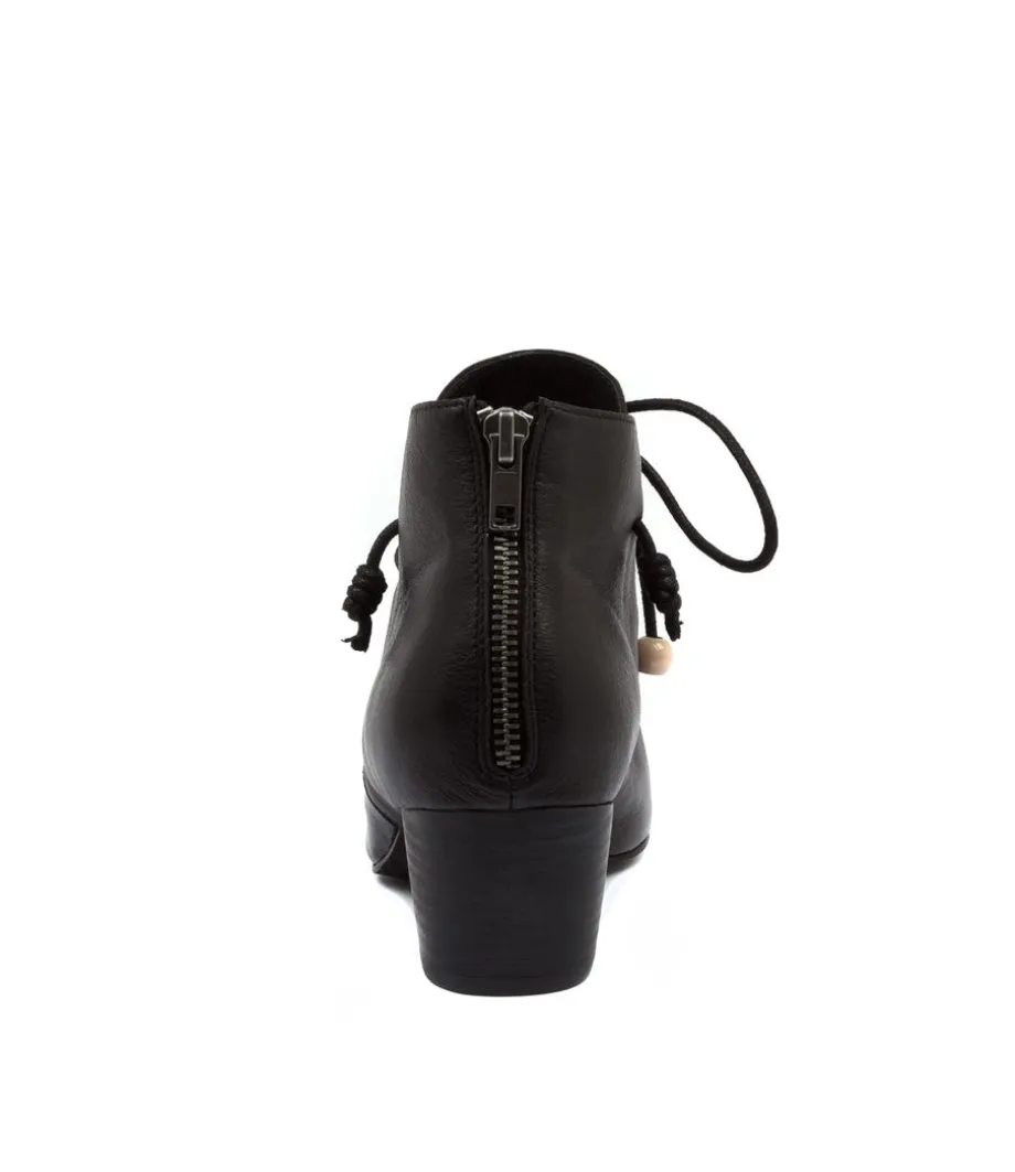 Defreeze Dj Black Black Heel Leather