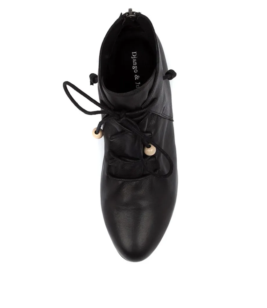 Defreeze Dj Black Black Heel Leather
