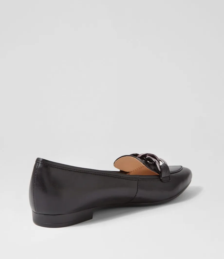 Diego Schwarz Leather Loafers