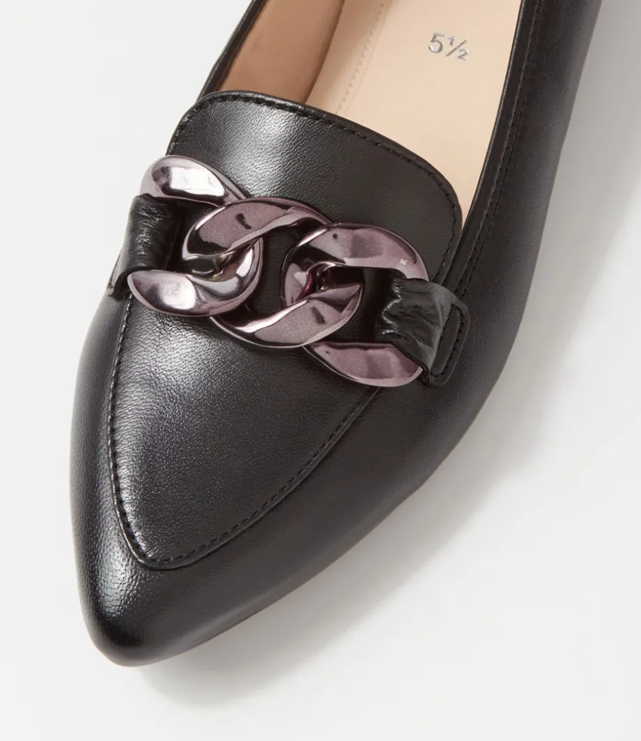 Diego Schwarz Leather Loafers