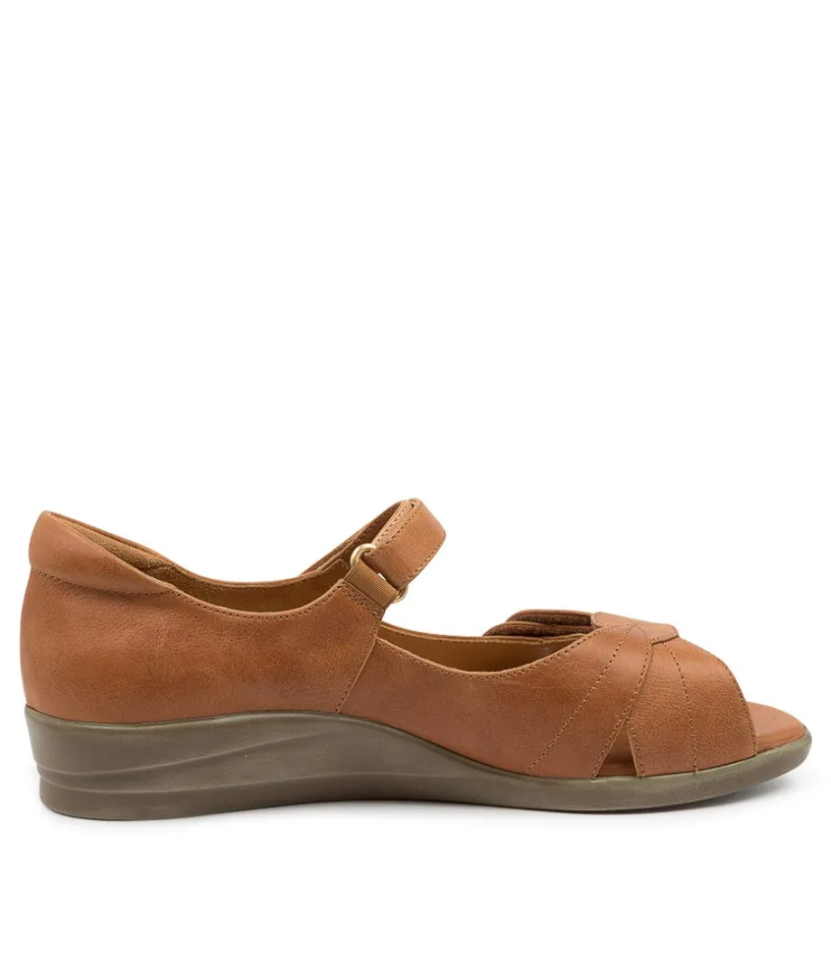Disco W Tan Leather