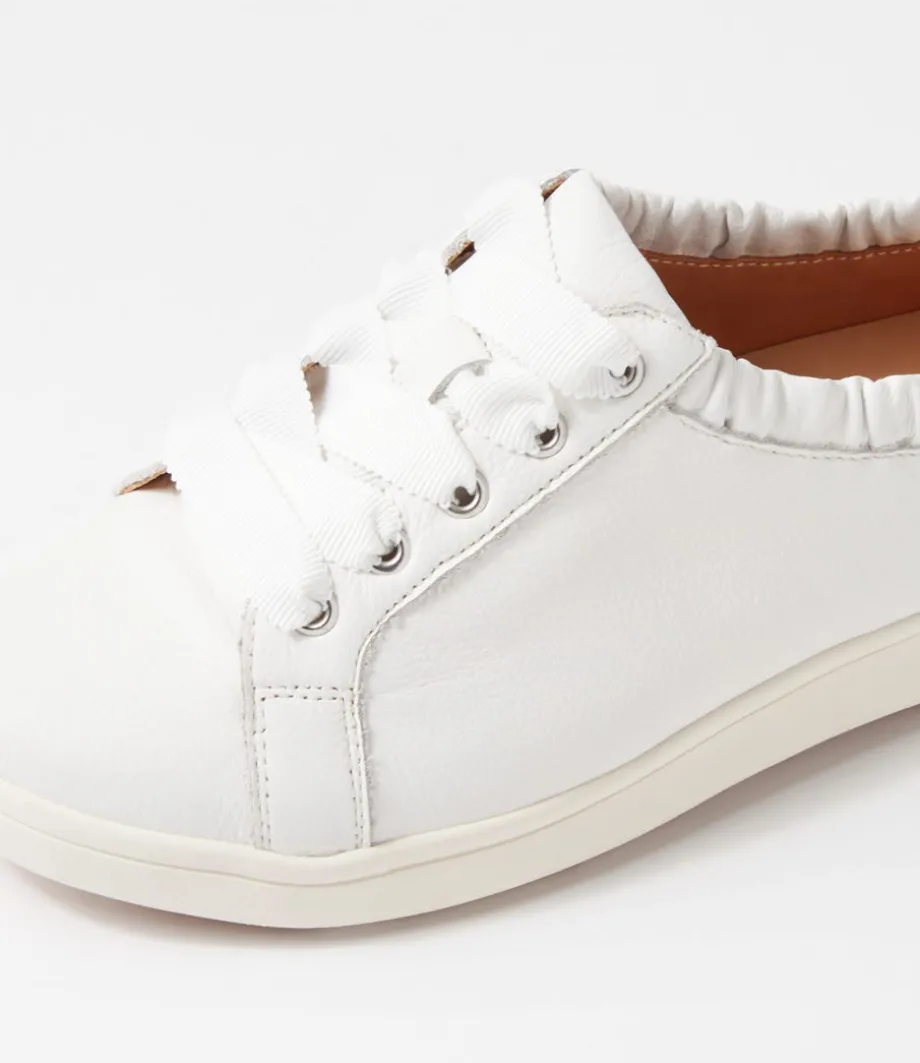 Doha Xf White Leather Sneakers