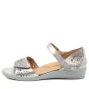 Dusty W Silver Leather
