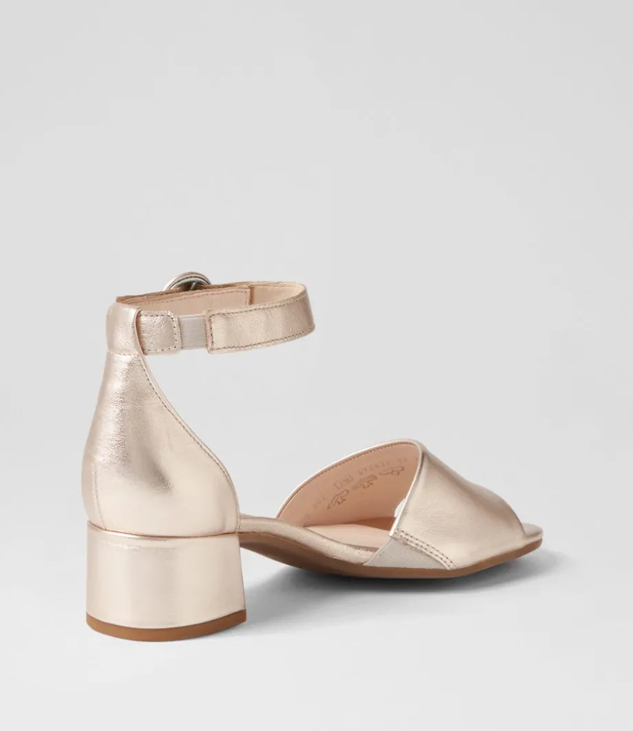 Erika Puder Leather Sandals