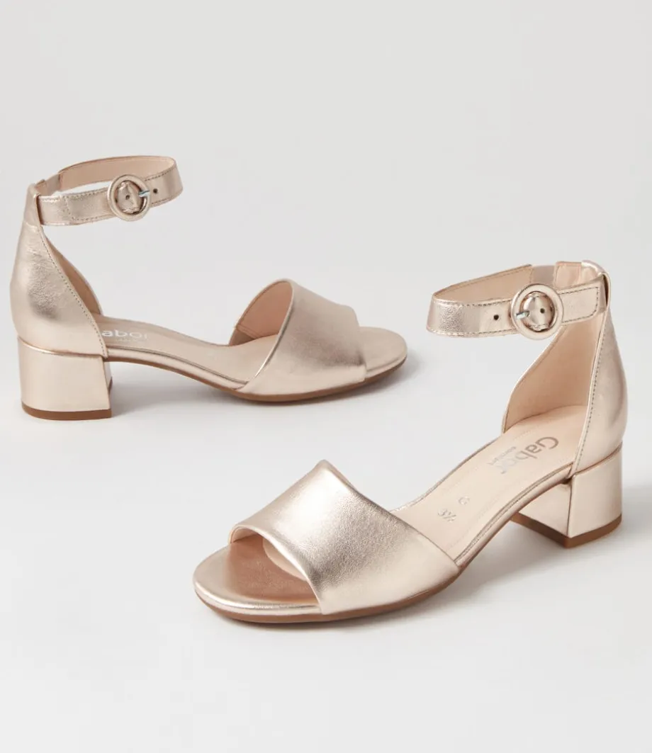Erika Puder Leather Sandals