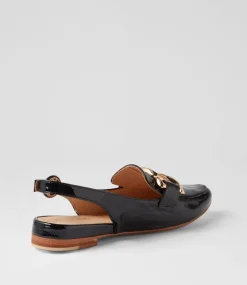 Favilla Black Patent Leather Loafers