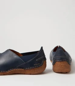 Fergey 69 Ocean Leather Flat Shoes
