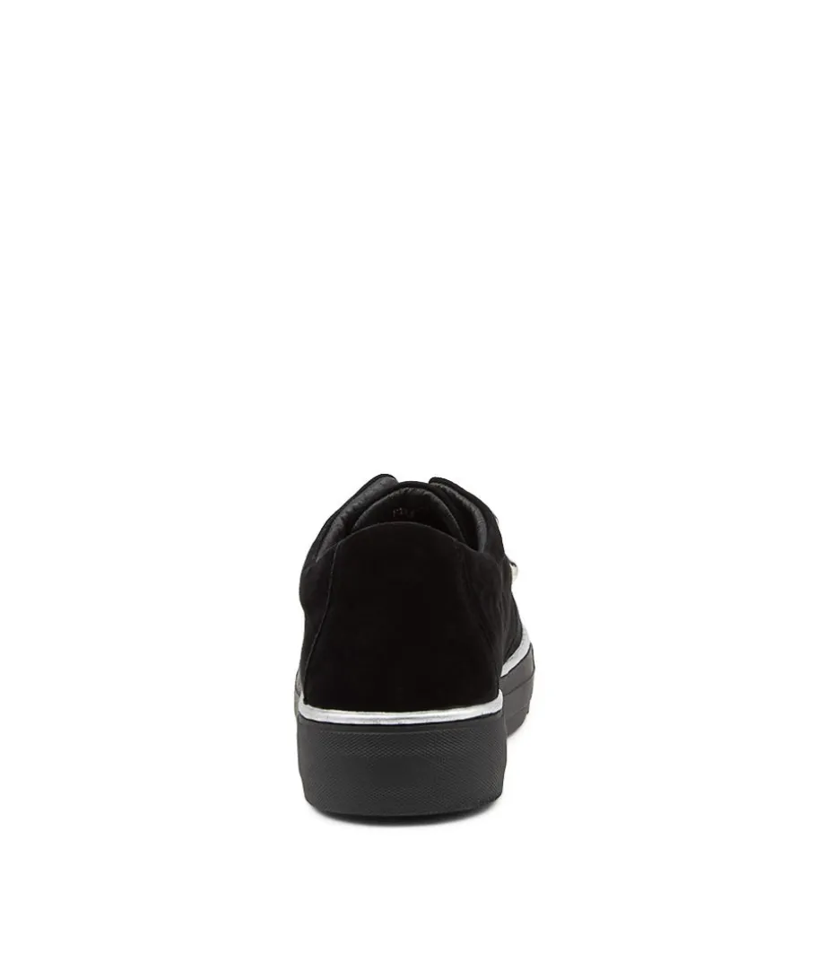 Filpy Black Suede Sneakers Black Sole