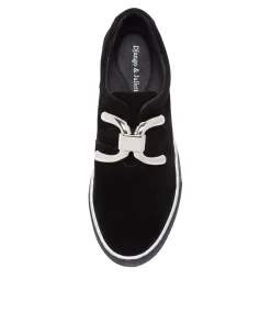 Filpy Black Suede Sneakers Black Sole