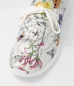 Finar Xf White Fields Leather Sneakers
