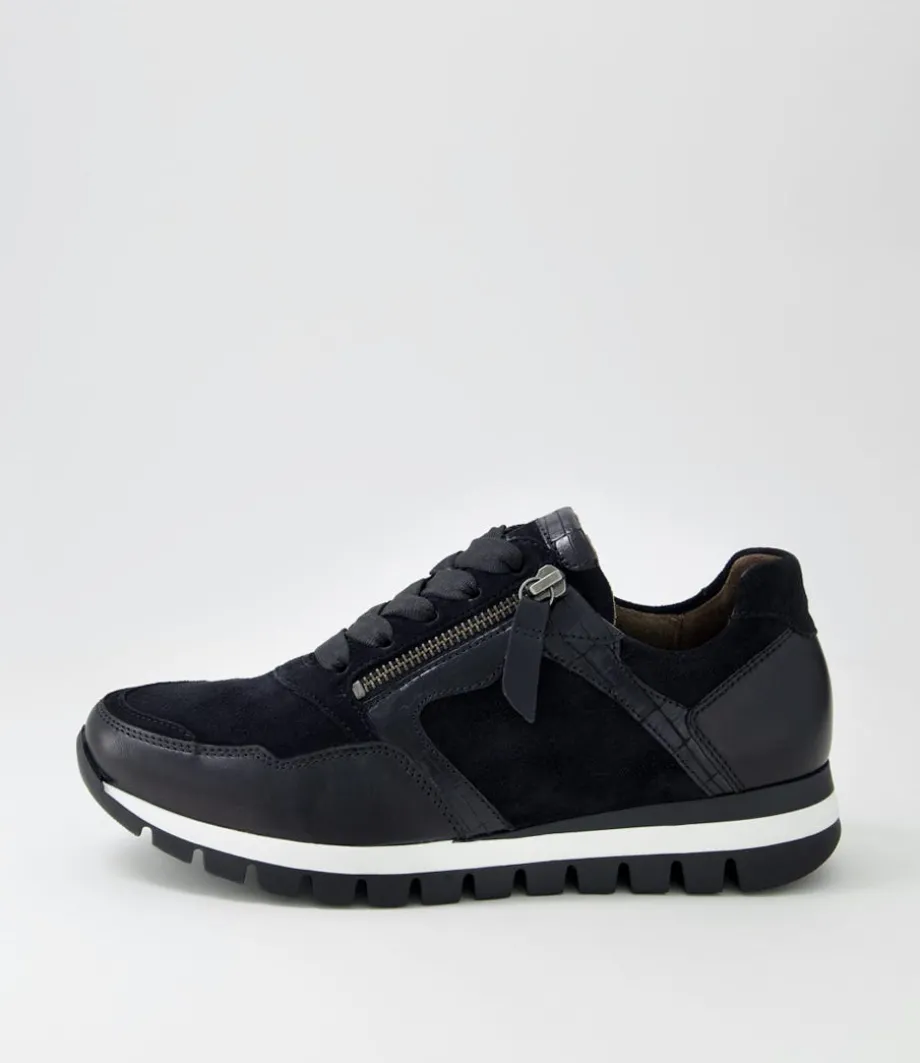 Frauke Schwarz Leather Sneakers