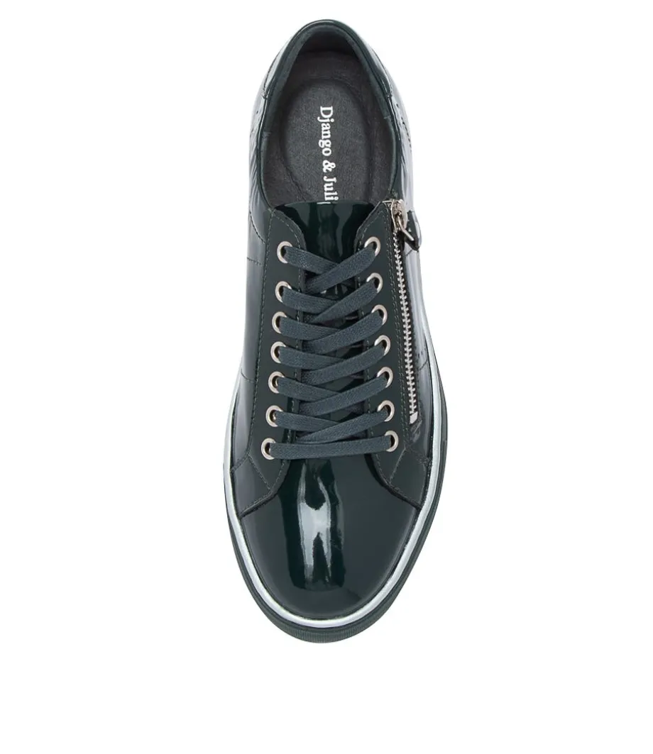 Froggy Forest Patent Leather Sneakers F Sole