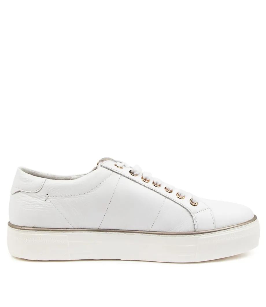 Froggy White Leather