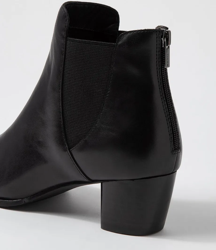 Gadore W Black Leather Chelsea Boots