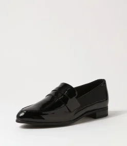 Gebeze Black Patent Leather Loafers