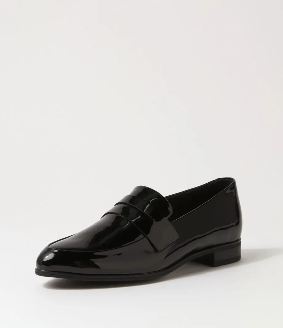 Gebeze Black Patent Leather Loafers