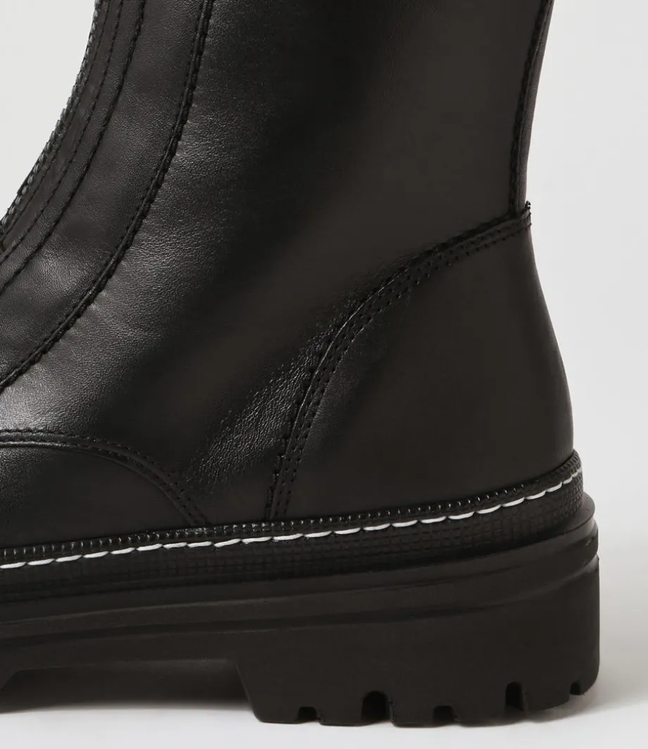 Gesine Schwarz Leather Ankle Boots