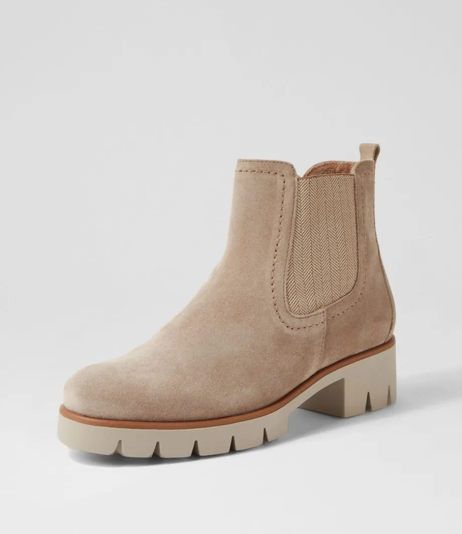 Gluck Dust Suede Chelsea Boots