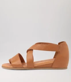 Haan Dark Tan Leather Sandals