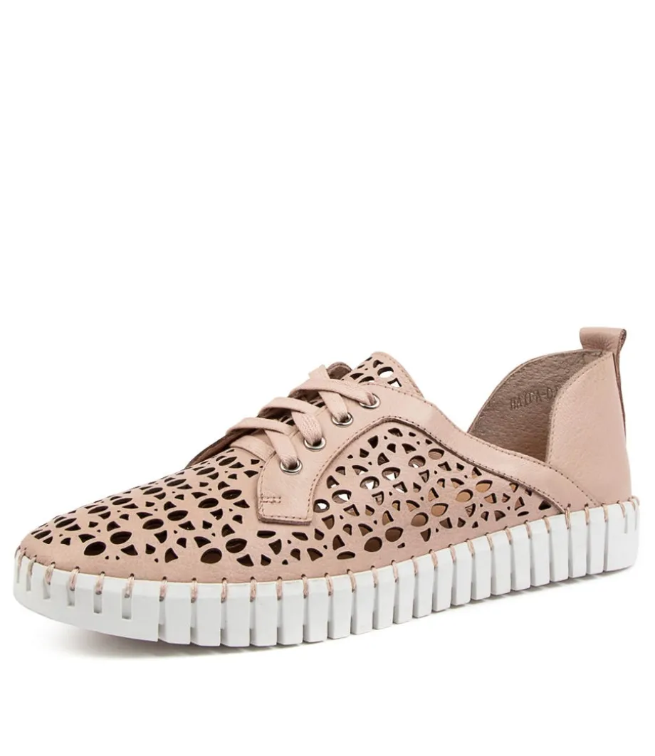 Haifa Dj Dusty Pink White Sole Leather