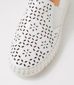 Harel White Patent Leather Sneakers