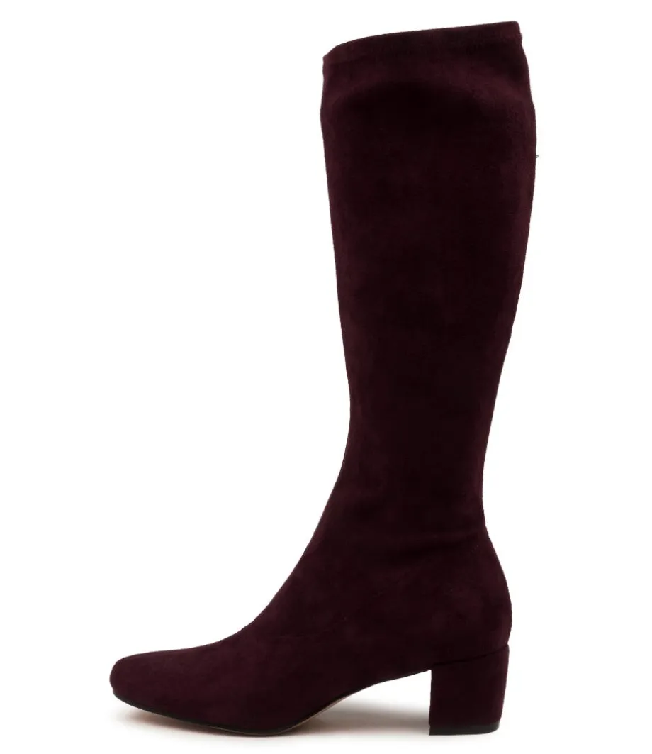 Hayleys Mulberry Stretch Microsuede