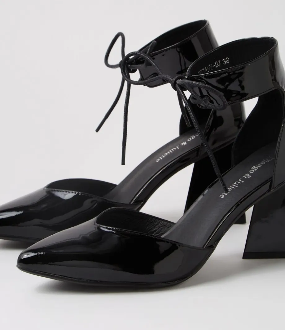 Hitany Black Patent Leather Heels