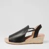 Hlensia Df Black Natural Rope Leather